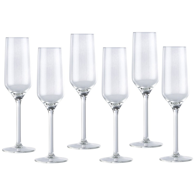 36x Champagneglas/glazen 22 centiliter - Top Merken Winkel